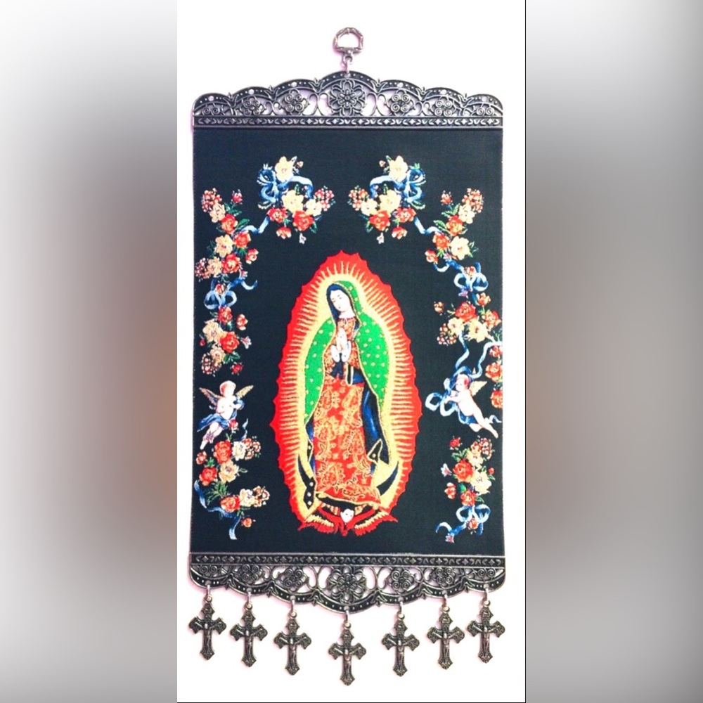 Our Lady of Guadalupe, Christian Icon Tapestry Wall Decor, New